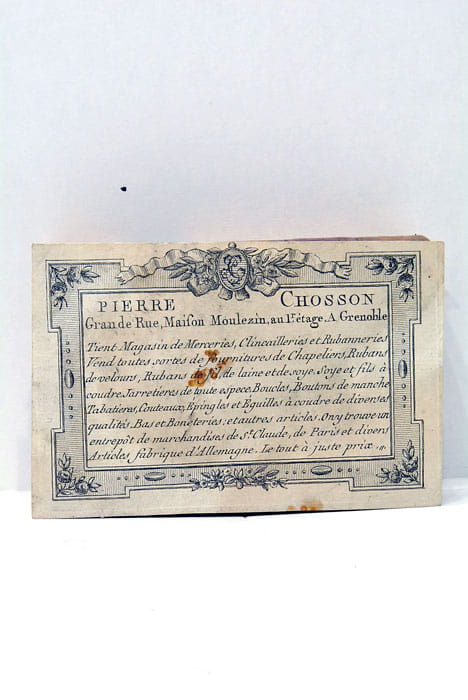 PIERRE CHOSSON, Grande Rue, Maison Moulezin, au Ier étage, à …