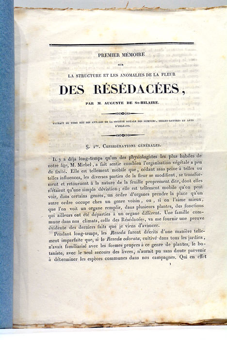 Premier Mémoire sur la structure et les anomalies de la …