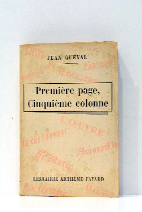 Première page, cinquième colonne.