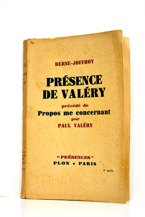 Présence de Valéry. Précédé de propos me concernant par Paul …