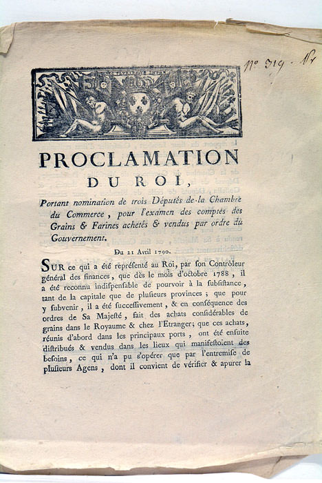 PROCLAMATION du Roi, portant nomination de trois Députés de la …