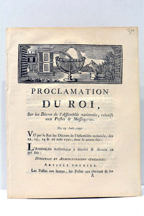 PROCLAMATION DU ROI sur les Décrets de l'Assemblée nationale, relatifs …