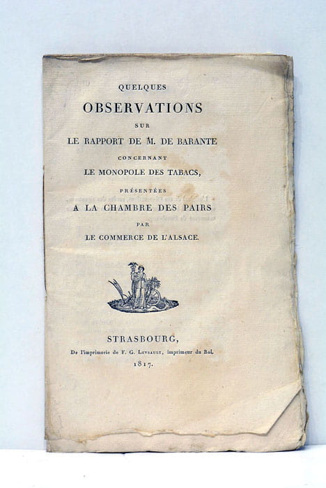 QUELQUES OBSERVATIONS sur le Rapport de M. Barante concernant le …