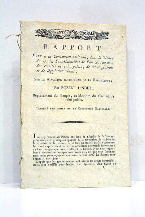 Rapport fait à la Convention Nationale dans la séance du …