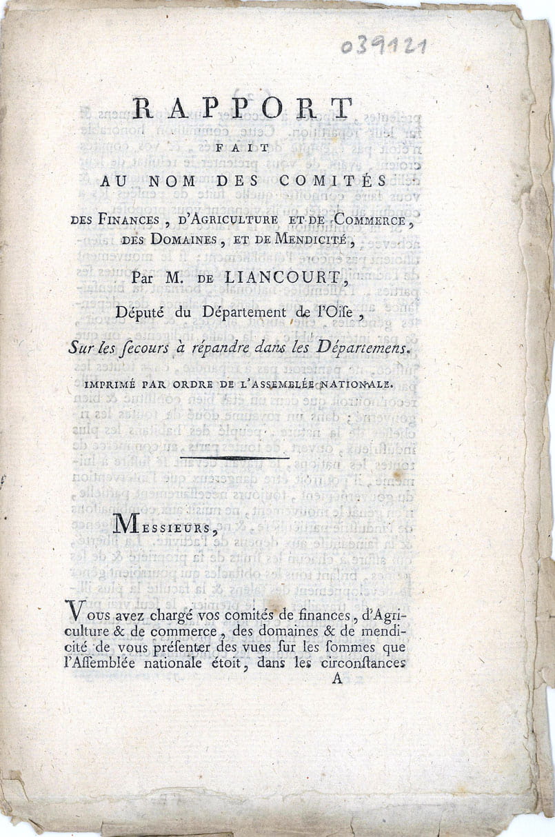 Rapport fait au nom des Comités des Finances, d’Agriculture et …