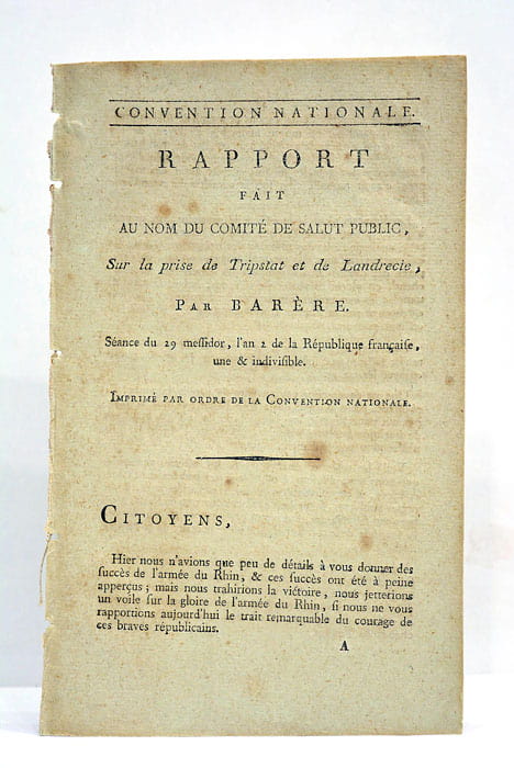 Rapport fait au nom du Comité de Salut Public sur …