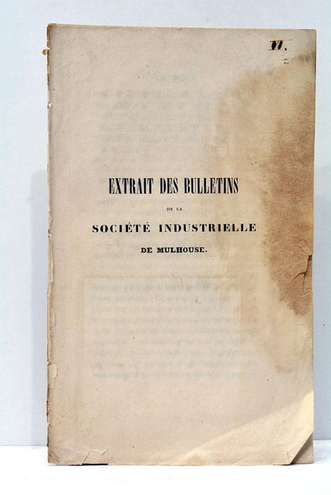 Rapport sur un réservoir à écoulement intermittent.