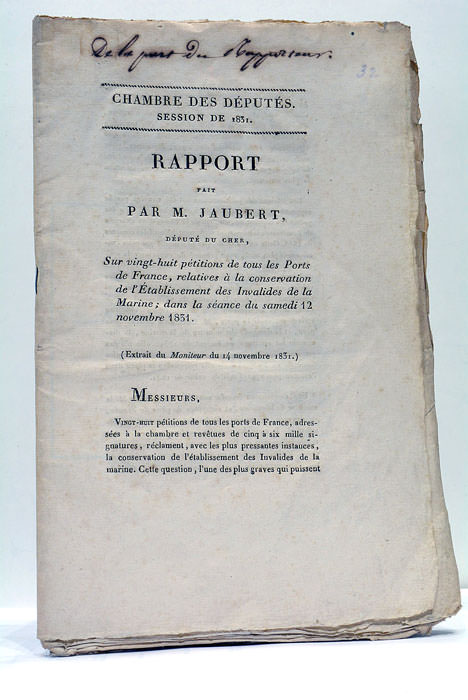 Rapport sur vingt-huit pétitions de tous les Ports de France, …