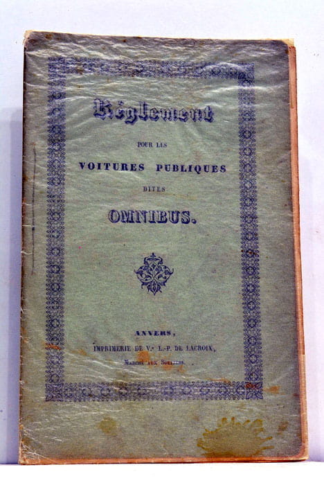 REGLEMENT pour les Voitures Publiques dites Omnibus.
