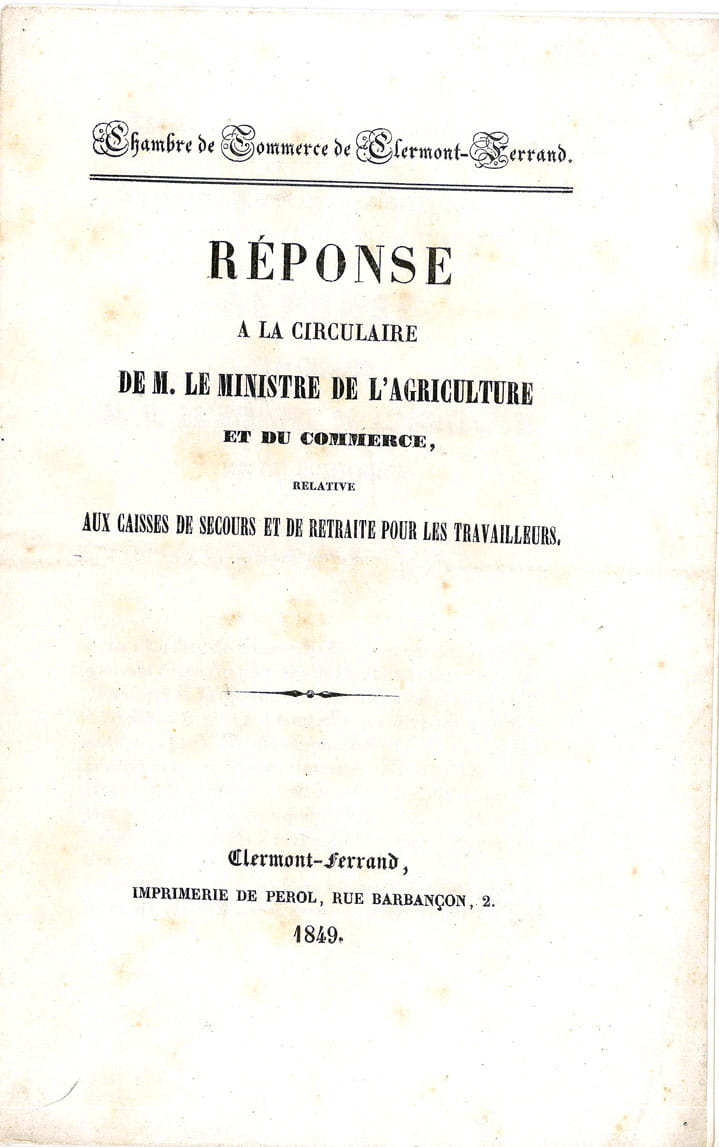 RÉPONSE à la circulaire de M. Le Ministre de l'Agriculture …