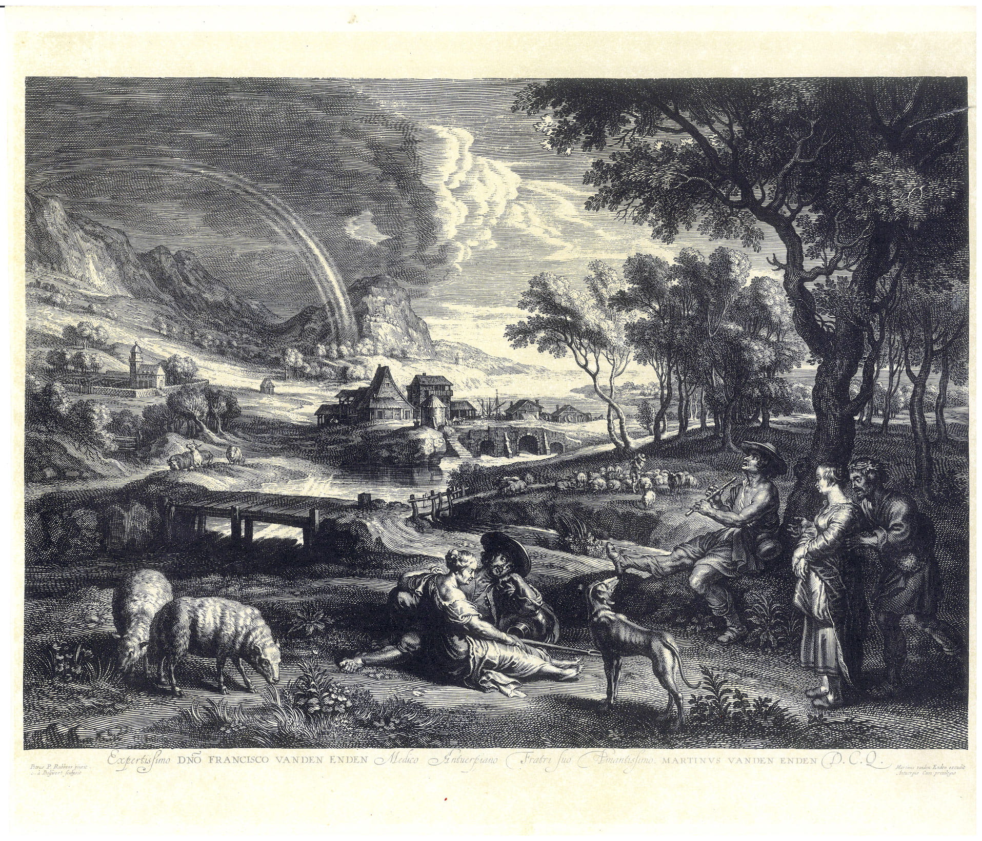 Reproduction de Gravure d'après une peinture de Peter Paul Rubens …