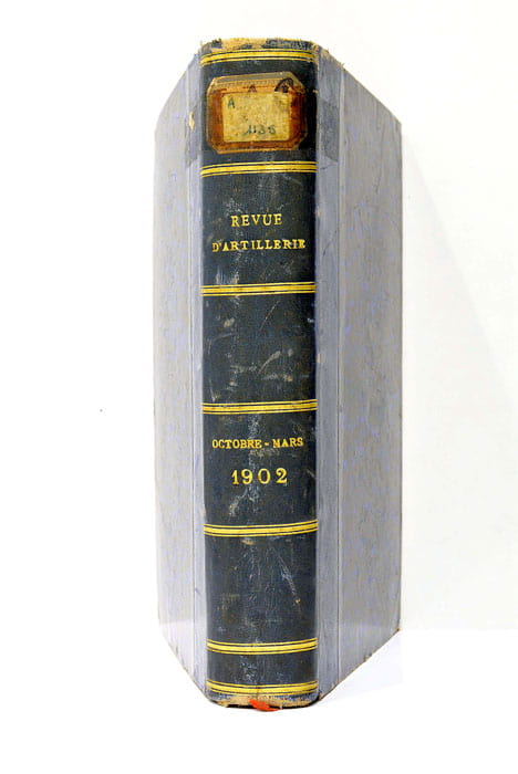 Revue d'artillerie. Tome 59. (Octobre 1901 - Mars 1902).