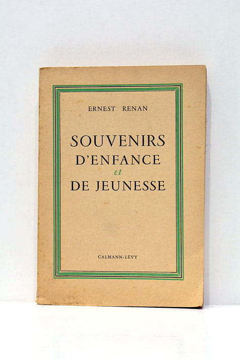 Souvenirs d'enfance et de jeunesse.