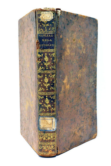 Tableau des Révolutions de la Littérature ancienne et moderne.