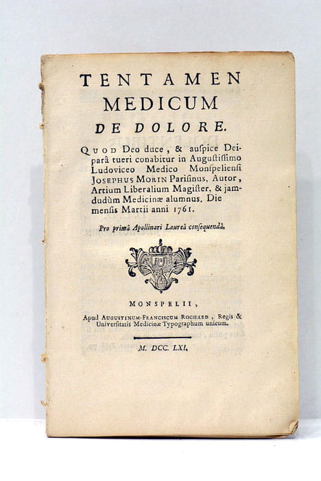 Tentamen Medicum de Dolore.