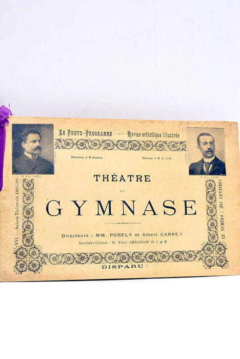 THEATRE du Gymnase. Disparu ! Comédie en 3 actes de …