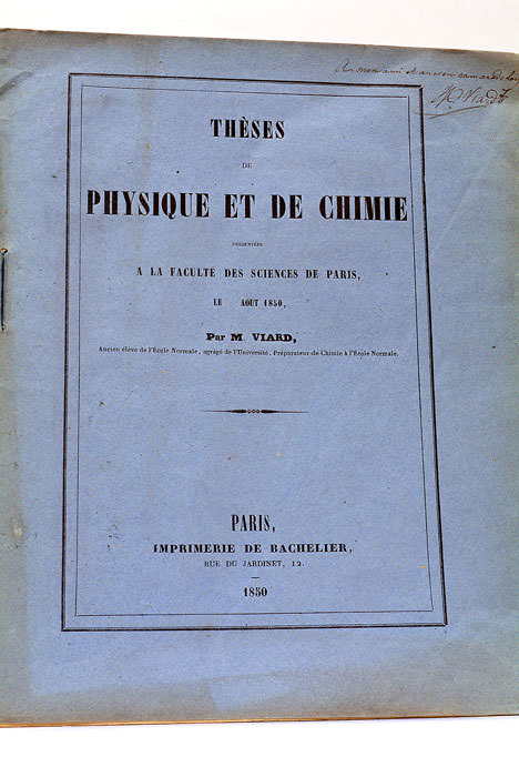 Thèse de physique. Du rôle de l'oxygène libre dans les …
