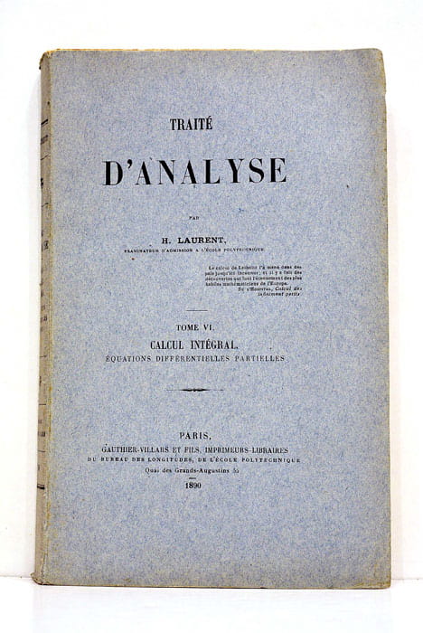 Traité d'analyse. Calcul intégral. Équations différentielles partielles.