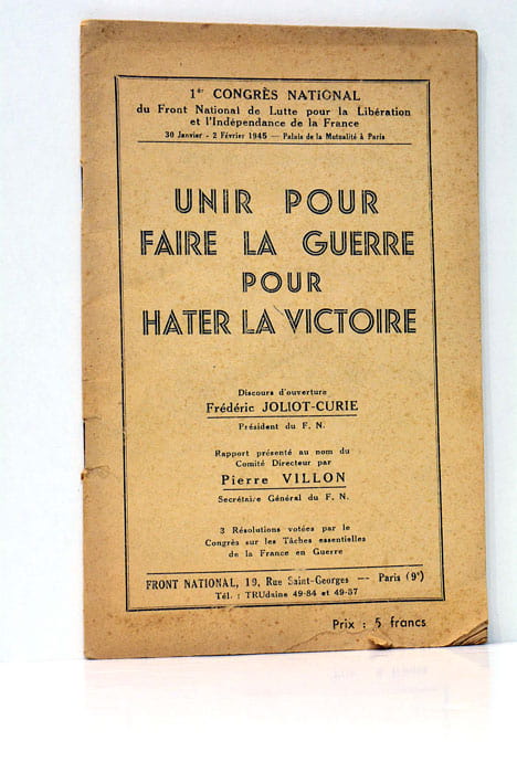 Unir pour faire la guerre pour hater la victoire: 1er …