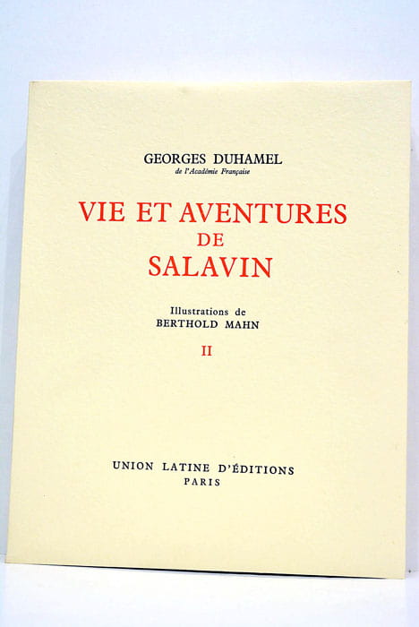 Vie et aventures de Salavin.
