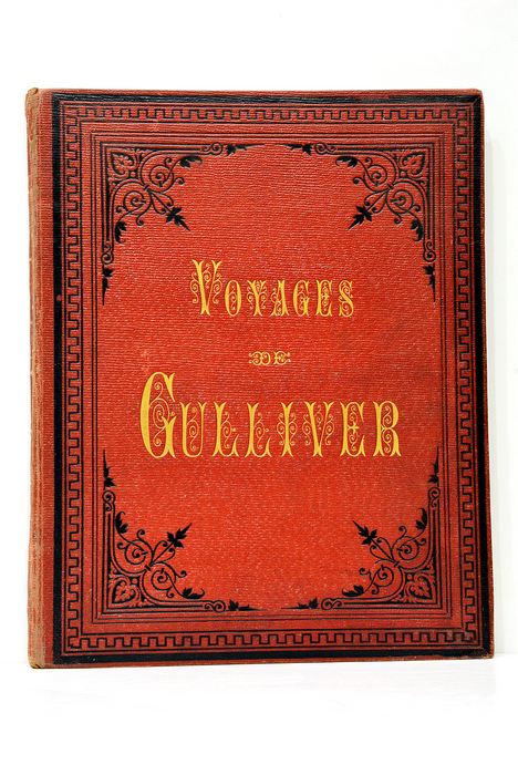 Voyages de Gulliver. Abrégé par Jules Rostaing. Ouvrage illustré de …