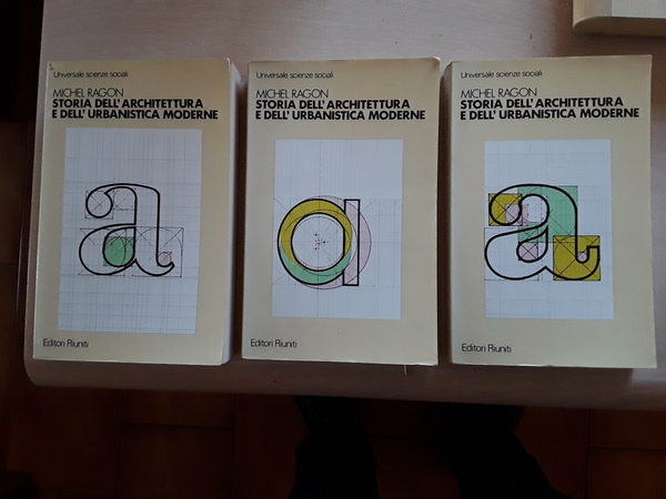 STORIA DELL'ARCHITETTURA E DELL'URBANISTICA MODERNE 3 VOLUMI