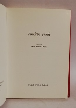 ANTICHE GIADE.