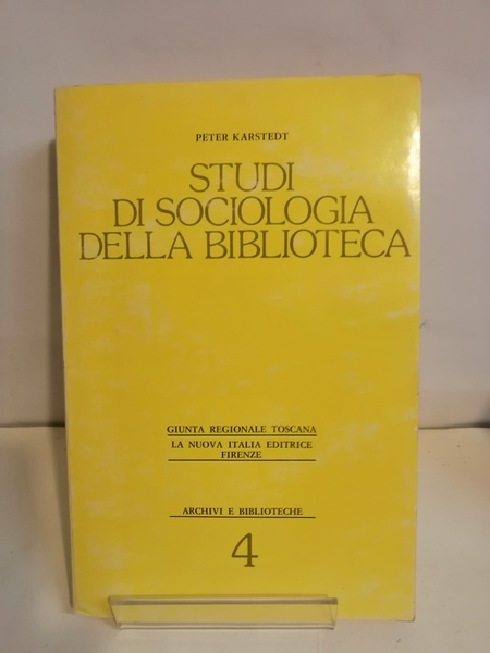 STUDI DI SOCIOLOGIA DELLA BIBLIOTECA
