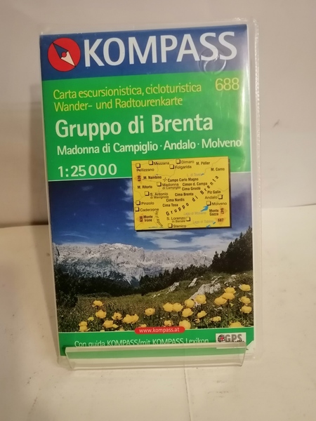 CARTA ESCURSIONISTICA N. 688. GRUPPO DI BRENTA.