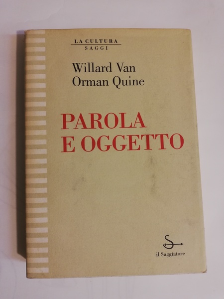 PAROLA E OGGETTO.