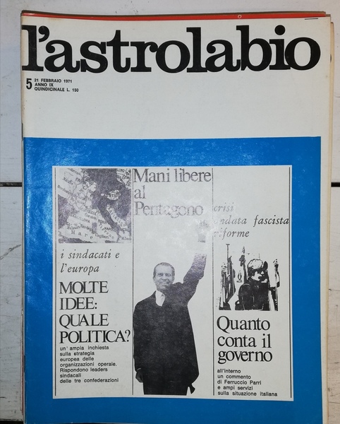 L'ASTROLABIO. ANNO 1971, 18 NUMERI.
