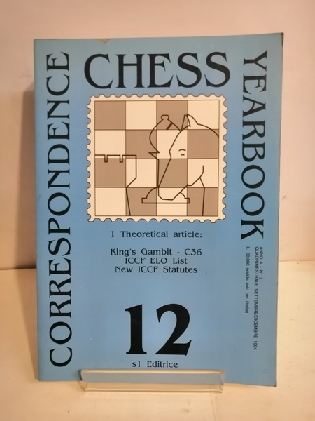 CORRESPONDENCE CHESS YEARBOOK - ANNO 4, N. 3, SET-DIC 1994
