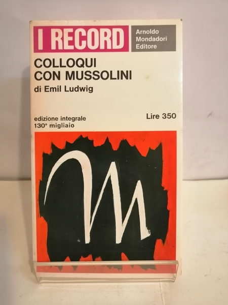 COLLOQUI CON MUSSOLINI