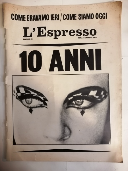 L'ESPRESSO - 10 ANNI.