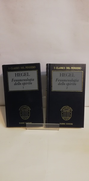 FENOMENOLOGIA DELLO SPIRITO. 2 VOLUMI.