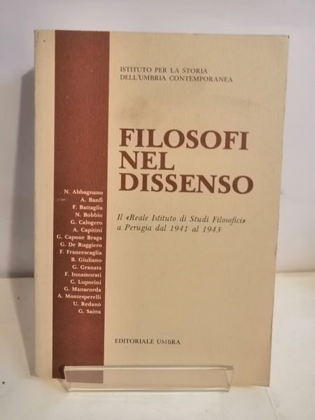 FILOSOFI NEL DISSENSO