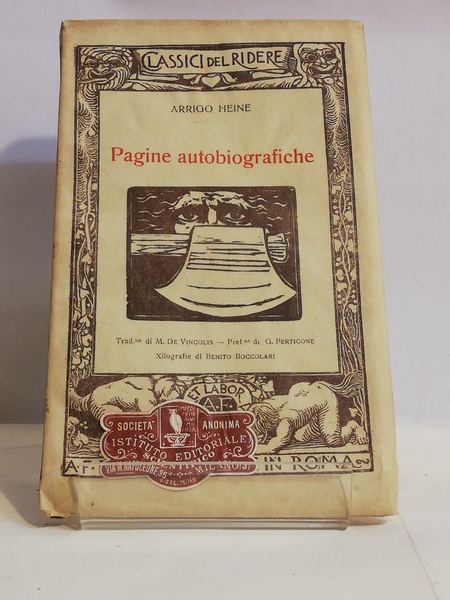 PAGINE AUTOBIOGRAFICHE. "I CLASSICI DEL RIDERE" N.60, 1926.