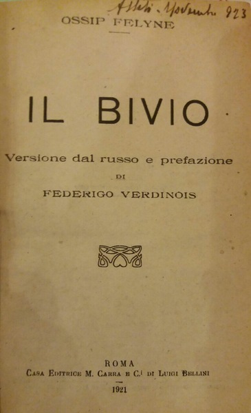 IL BIVIO.