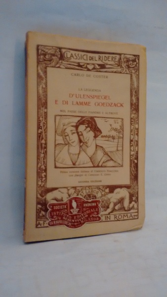 LA LEGGENDA D'ULENSPIEGEL E DI LAMME GOEDZACK -2 VOLL. COLLANA …