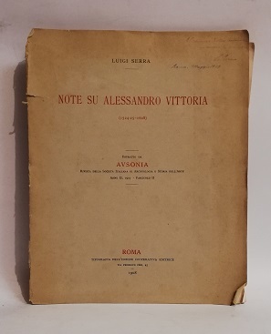 NOTE SU ALESSANDRO VITTORIA (1542-25 - 1608).