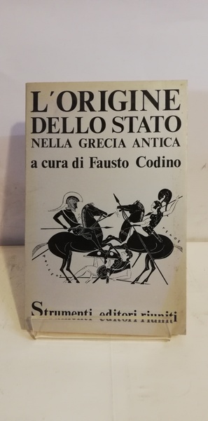 L'ORIGINE DELLO STATO NELLA GRECIA ANTICA