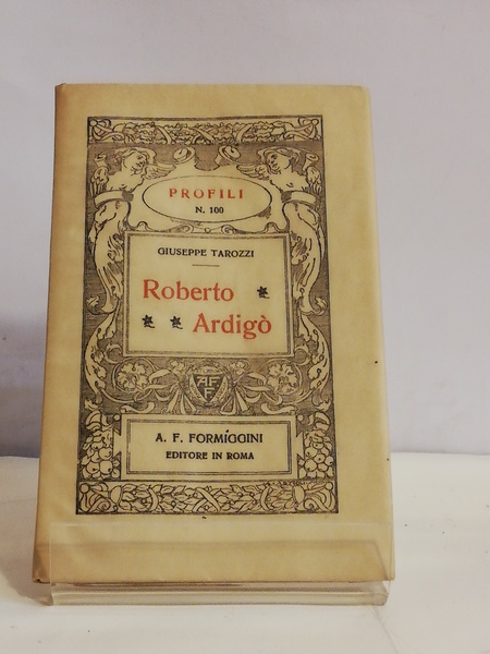 ROBERTO ARDIGO. COLL."PROFILI". N. 100.