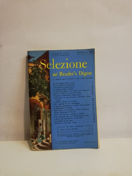 SELEZIONE DAL READER'S DIGEST. AGOSTO 1950/N.23