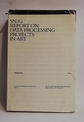 SN/G: REPORT ON DATA PROCESSING PROJECTS IN ART.