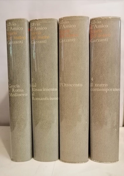 STORIA DEL TEATRO DRAMMATICO. 4 VOLUMI.