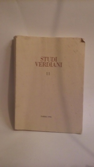 STUDI VERDIANI - VOL. 11.