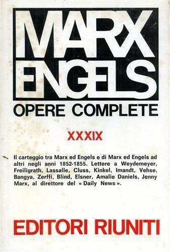 OPERE. XXXIX. LETTERE. 1852 - 1855.