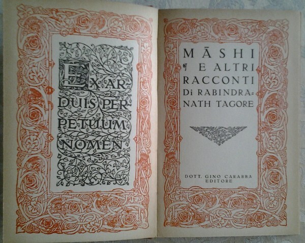 MASHI ED ALTRI RACCONTI. 2 Volumi. - Traduzione di A. …