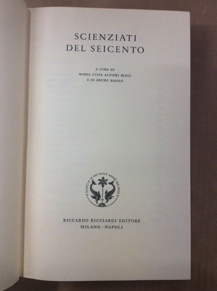 GALILEO E GLI SCIENZIATI DEL SEICENTO. TOMO II. SCIENZIATI DEL …