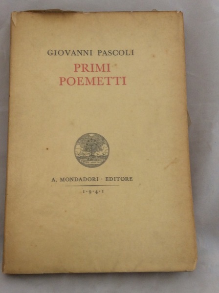 PRIMI POEMETTI.